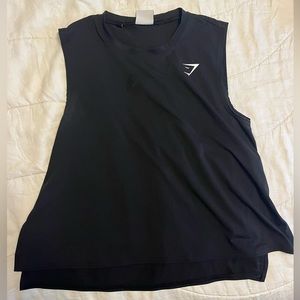 Gymshark Black Crop Tank